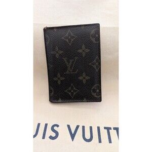 LOUIS VUITTON Monogram Card Holder Vintage 1985 Authentic 851